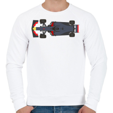 PRINTFASHION F1 Red Bull - Férfi pulóver - Fehér férfi pulóver, kardigán