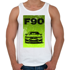 PRINTFASHION f90  - Férfi atléta - Fehér atléta, trikó