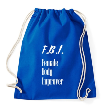 PRINTFASHION F.B.I. - női test fejlesztő - Sportzsák, Tornazsák - Bright royal tornazsák
