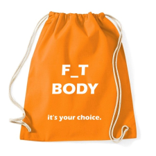 PRINTFASHION F_T BODY - a te választásod - Sportzsák, Tornazsák - Narancssárga tornazsák