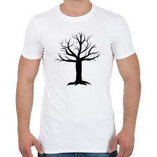 PRINTFASHION Fa - Férfi póló - Fehér férfi póló