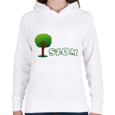 PRINTFASHION FA - Női kapucnis pulóver - Fehér