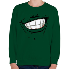 PRINTFASHION Face mask 02  - Gyerek pulóver - Sötétzöld gyerek pulóver, kardigán