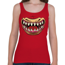 PRINTFASHION Face Mask - Női atléta - Cseresznyepiros női trikó