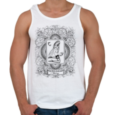 PRINTFASHION Fairy - Férfi atléta - Fehér
