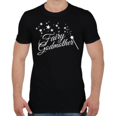 PRINTFASHION Fairy Godmother - Férfi póló - Fekete