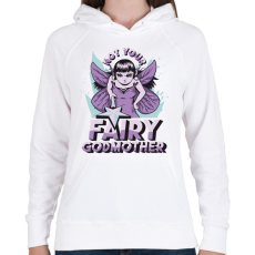 PRINTFASHION Fairy grandmother - Női kapucnis pulóver - Fehér