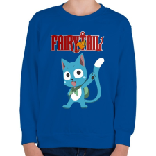 PRINTFASHION Fairy Tail - Gyerek pulóver - Királykék gyerek pulóver, kardigán