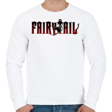 PRINTFASHION Fairy Tail logo - Férfi pulóver - Fehér férfi pulóver, kardigán