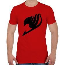 PRINTFASHION Fairy Tail szimbólum - Férfi póló - Piros férfi póló
