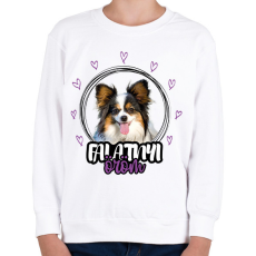 PRINTFASHION Falatnyi öröm - Papillon - Gyerek pulóver - Fehér