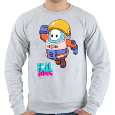 PRINTFASHION Fall Guys - Astronaut - Férfi pulóver - Sport szürke férfi pulóver, kardigán