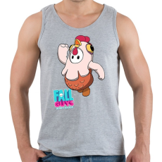 PRINTFASHION Fall Guys - Chicken - Férfi atléta - Sport szürke