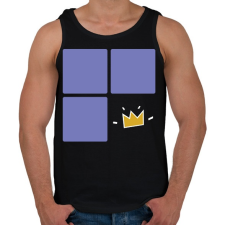 PRINTFASHION Fall Guys - Férfi atléta - Fekete atléta, trikó