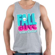 PRINTFASHION Fall Guys Logo - Férfi atléta - Sport szürke