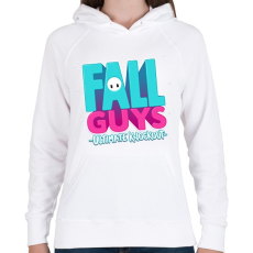 PRINTFASHION Fall Guys Ultimate Knockout - Női kapucnis pulóver - Fehér