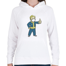 PRINTFASHION Fallout 2020 - Női kapucnis pulóver - Fehér