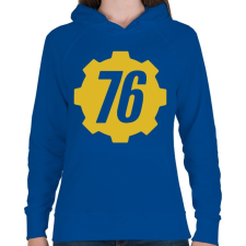 PRINTFASHION Fallout 76 - Női kapucnis pulóver - Királykék női pulóver, kardigán