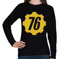 PRINTFASHION Fallout 76 - Női pulóver - Fekete női pulóver, kardigán