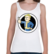 PRINTFASHION Fallout Vault boy - Női atléta - Fehér női trikó