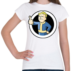 PRINTFASHION Fallout Vault boy - Női póló - Fehér