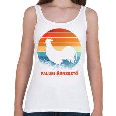 PRINTFASHION Falusi ébresztő - Női atléta - Fehér