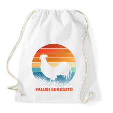 PRINTFASHION Falusi ébresztő - Sportzsák, Tornazsák - Fehér tornazsák