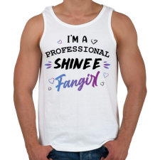 PRINTFASHION Fangirl - Shinee - Férfi atléta - Fehér atléta, trikó