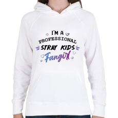 PRINTFASHION Fangirl - Stray Kids - Női kapucnis pulóver - Fehér