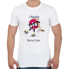 PRINTFASHION Fánk  - Férfi póló - Fehér