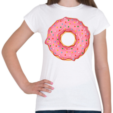 PRINTFASHION Fánk - Női póló - Fehér női póló