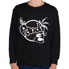 PRINTFASHION fanta panda - Gyerek pulóver - Fekete gyerek pulóver, kardigán
