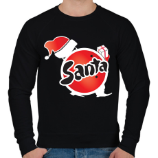 PRINTFASHION fanta santa - Férfi pulóver - Fekete