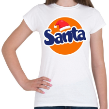 PRINTFASHION Fanta Santa - Női póló - Fehér női póló