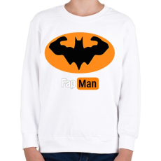 PRINTFASHION fapman - Gyerek pulóver - Fehér