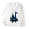 PRINTFASHION Farkas ás hegyek 6 - Sportzsák, Tornazsák - Fehér