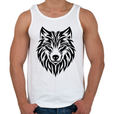 PRINTFASHION Farkas  - Férfi atléta - Fehér atléta, trikó