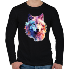 PRINTFASHION farkas - Férfi hosszú ujjú póló - Fekete