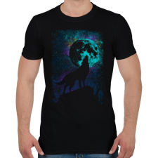 PRINTFASHION Farkas holdfényben - Férfi póló - Fekete férfi póló