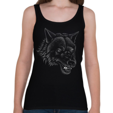 PRINTFASHION farkas - Női atléta - Fekete