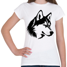 PRINTFASHION Farkas - Női póló - Fehér