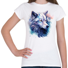 PRINTFASHION farkas - Női póló - Fehér