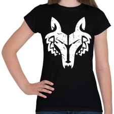 PRINTFASHION Farkas - Női póló - Fekete női póló
