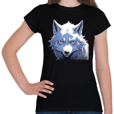 PRINTFASHION farkas - Női póló - Fekete