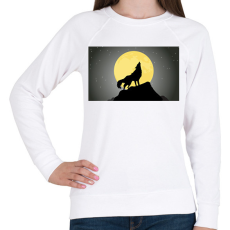 PRINTFASHION farkas - Női pulóver - Fehér