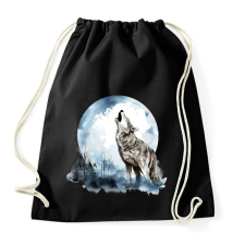 PRINTFASHION Farkas  - Sportzsák, Tornazsák - Fekete tornazsák