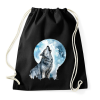PRINTFASHION Farkas  - Sportzsák, Tornazsák - Fekete