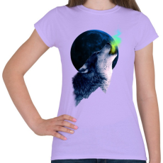PRINTFASHION Farkasüvöltés - Női póló - Viola