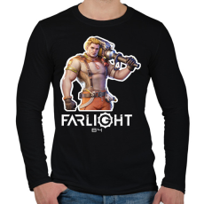 PRINTFASHION Farlight84 - Captain - Férfi hosszú ujjú póló - Fekete