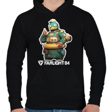 PRINTFASHION Farlight84 - Ducksyde - Férfi kapucnis pulóver - Fekete férfi pulóver, kardigán